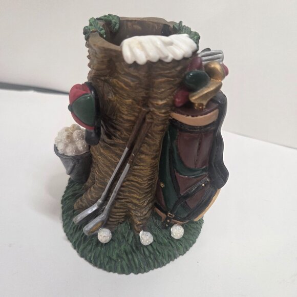 Resin Golf Décor Office Desk Caddy Pen Well   Cute little desk sitter for pens, - Picture 1 of 12